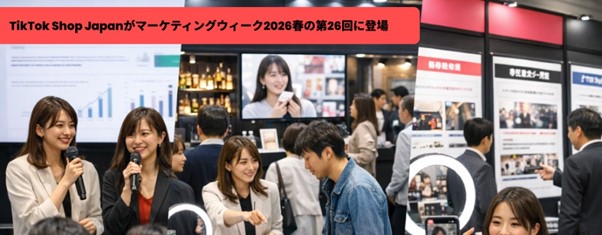 TikTok Shop Japanは、第26回「マーケティング Week【春】2026」に出展します。